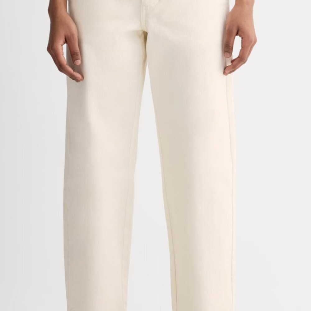 Chic Everlane Utility Straight-Leg Pant - Bone
